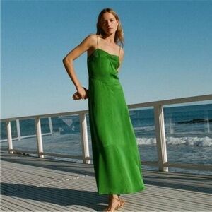 Doen Lorraine Green Maxi Dress